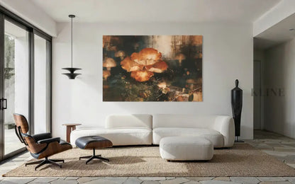 Among Moss and Pine - Hand Painting