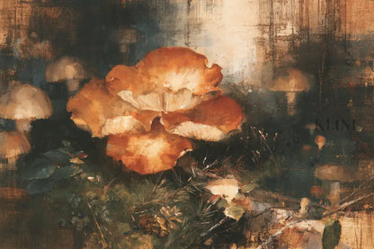 Among Moss and Pine - Hand Painting