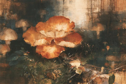 Among Moss and Pine - Hand Painting