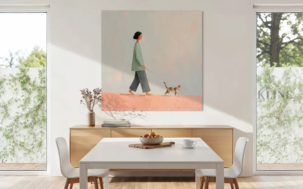 An Unlikely Companion - Hand Painting