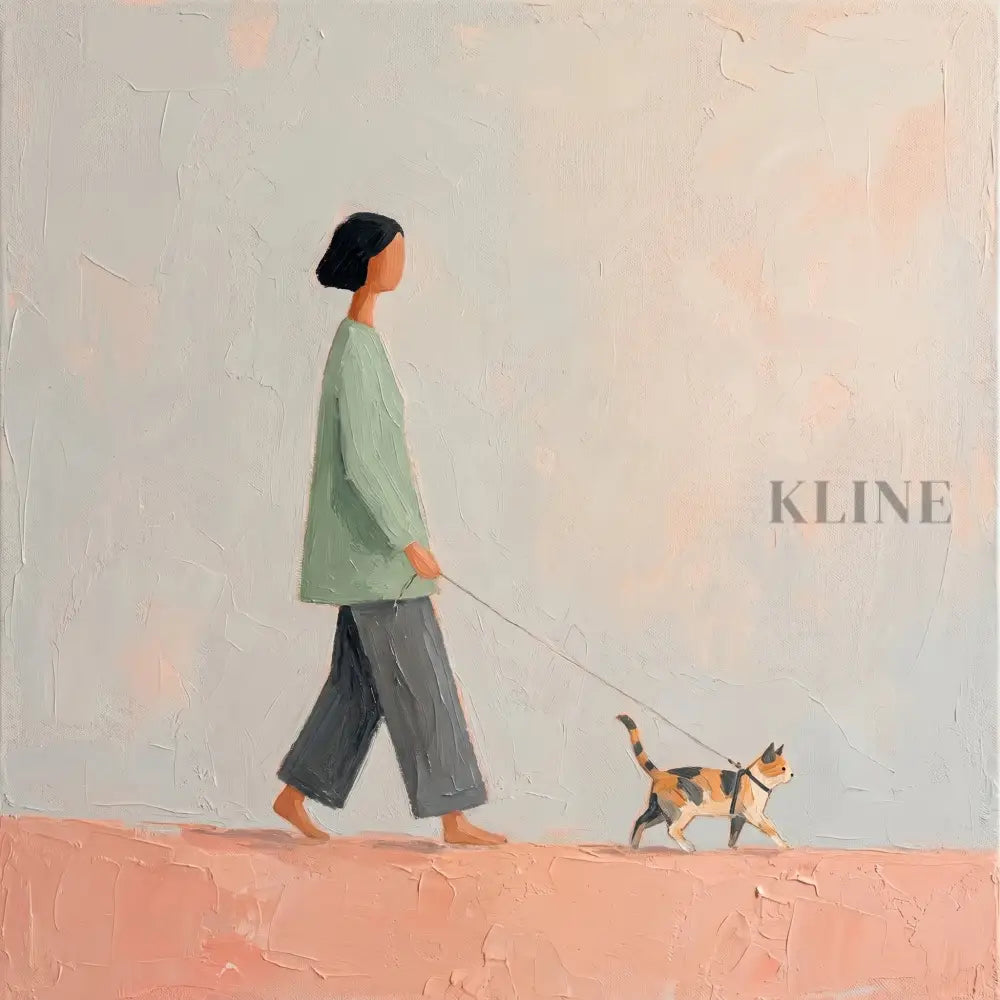 An Unlikely Companion - Hand Painting 