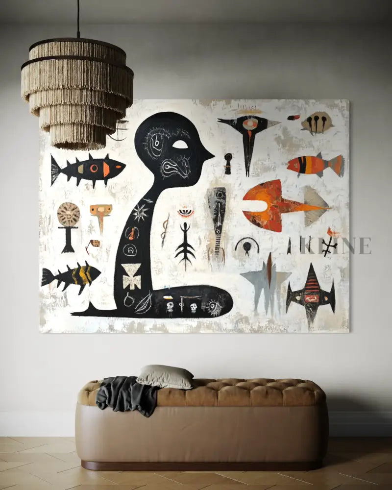 Ancient Sea Language - Hand Painting 