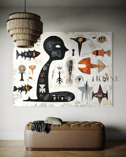 Ancient Sea Language - Hand Painting