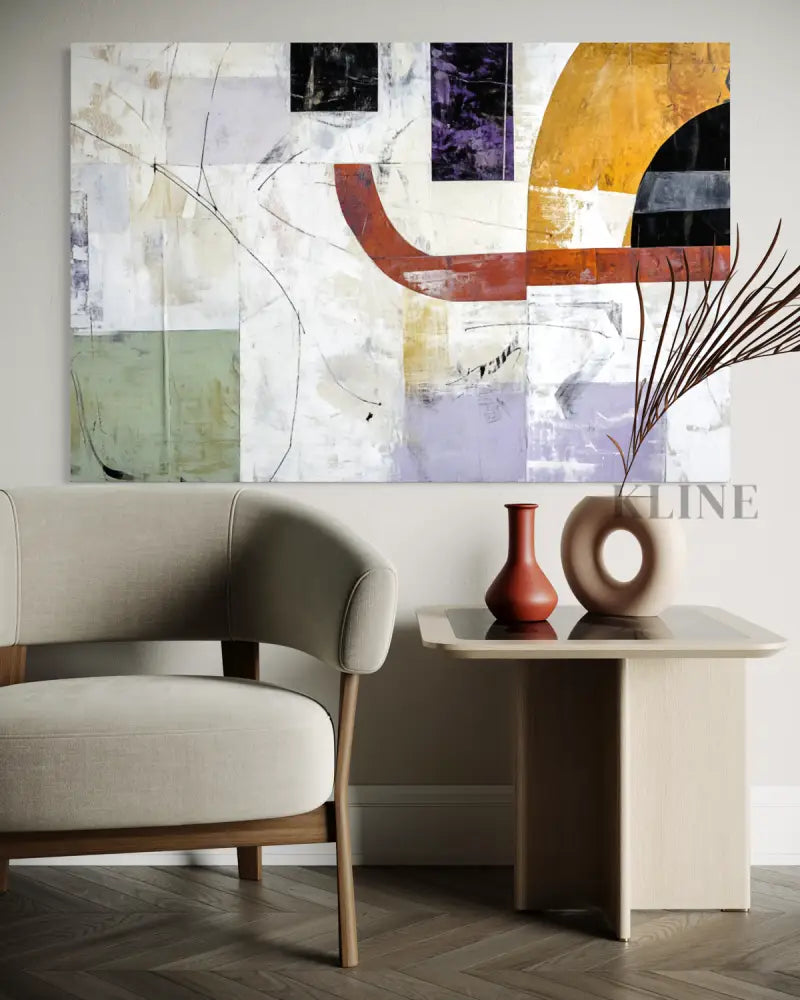 Architectural Silence - Hand Painting