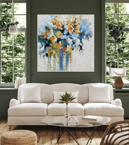 As Spring Slowly Nears - Hand Painting