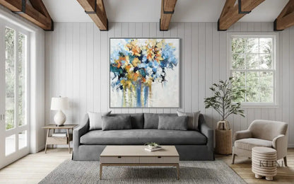 As Spring Slowly Nears - Hand Painting