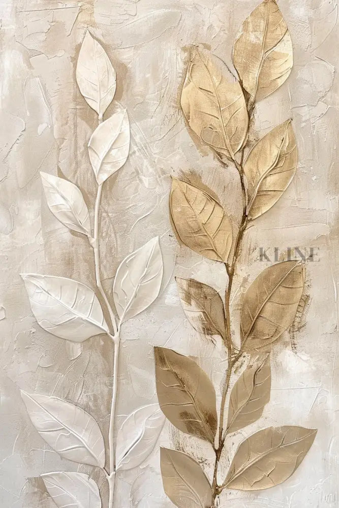Autumn Leaves Triptych - Hand Painting