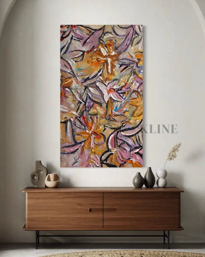 Autumnal Bloom Tapestry - Hand Painting