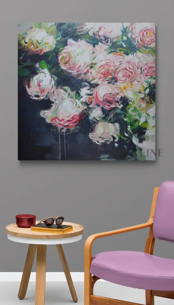 Awaken - Kline Collective Art mural rose