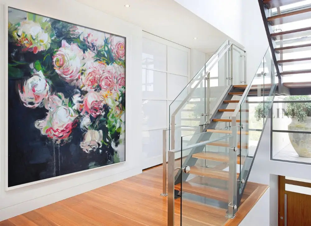 Awaken - Kline Collective Art mural rose