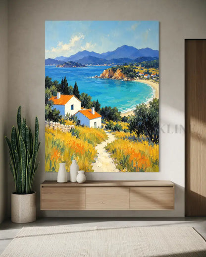 Azul Eterno - Hand Painting