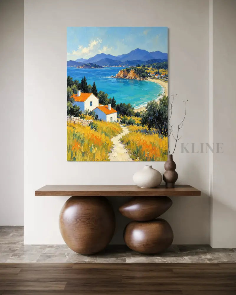 Azul Eterno - Hand Painting