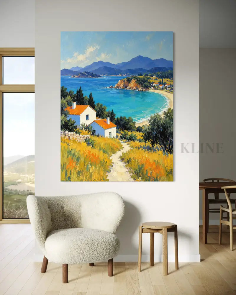 Azul Eterno - Hand Painting Nuvola