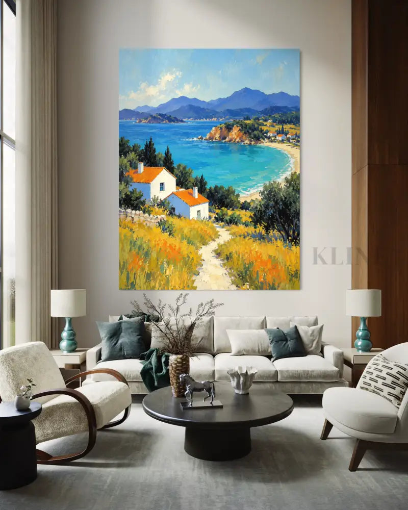 Azul Eterno - Hand Painting Nuvola