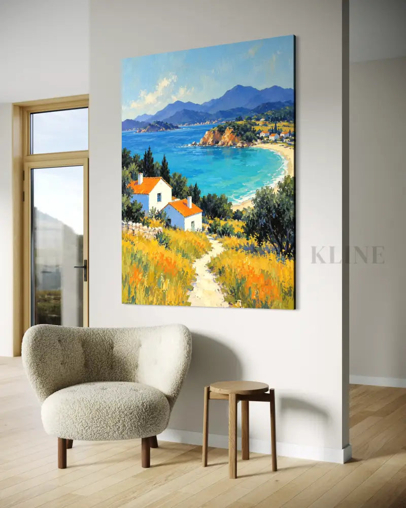 Azul Eterno - Hand Painting