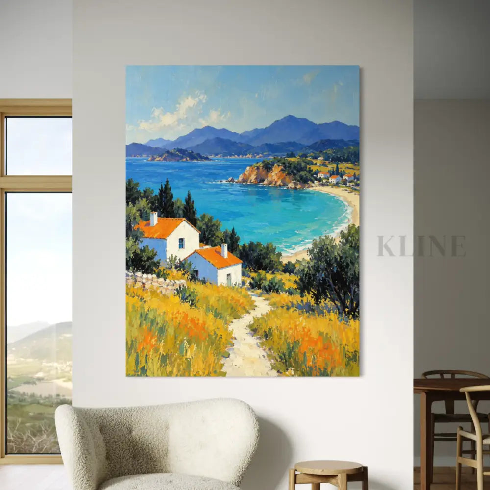 Azul Eterno - Hand Painting