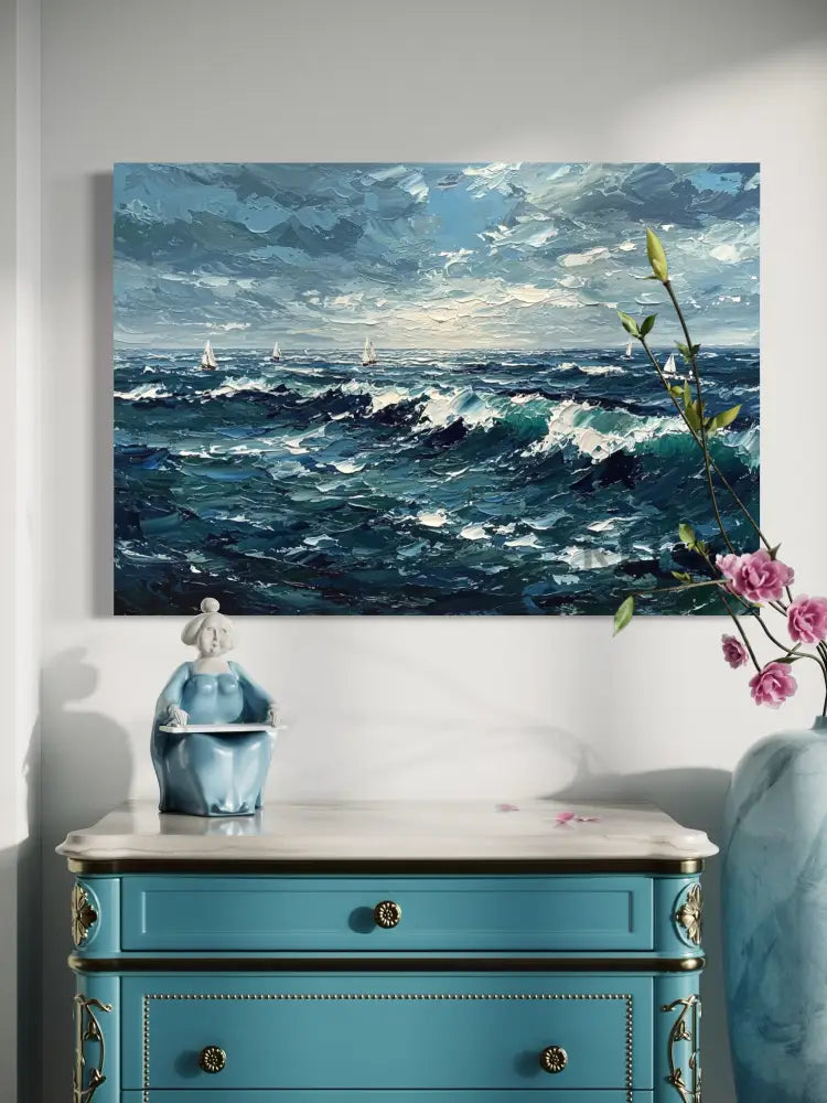 Azure Challenge - Hand Painting Vente du vendredi noir
