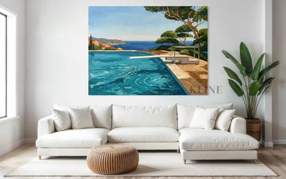 Azure Escape - Hand Painting