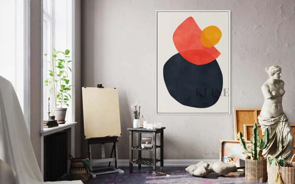 Balance 1 - Hand Painting قماش جدار الفن