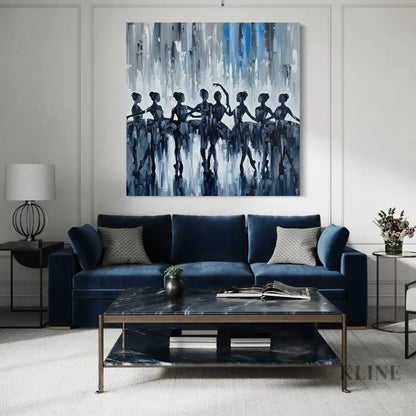 Ballet in Motion - Hand Painting