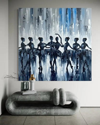 Ballet in Motion - Hand Painting