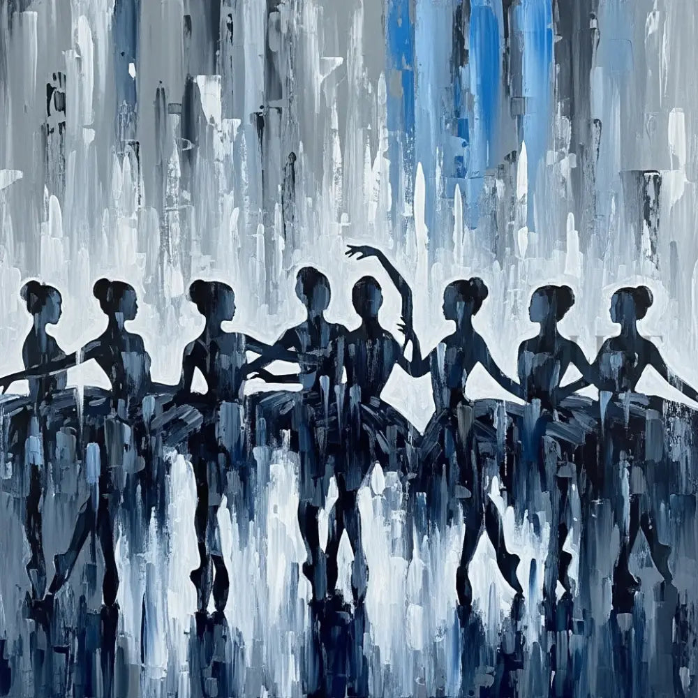Ballet in Motion - Hand Painting 