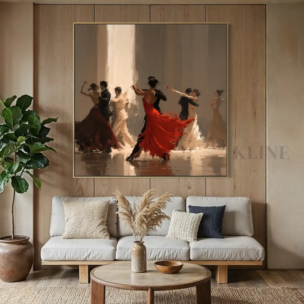 Ballroom Dancing - Hand Painting
