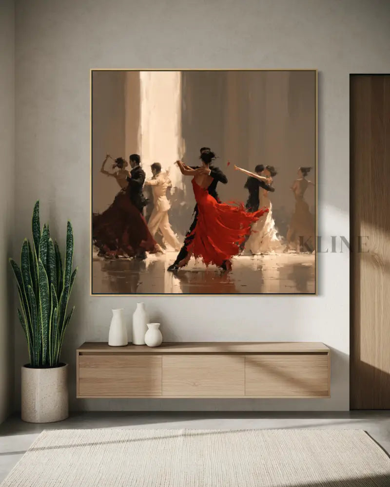 Ballroom Dancing - Hand Painting