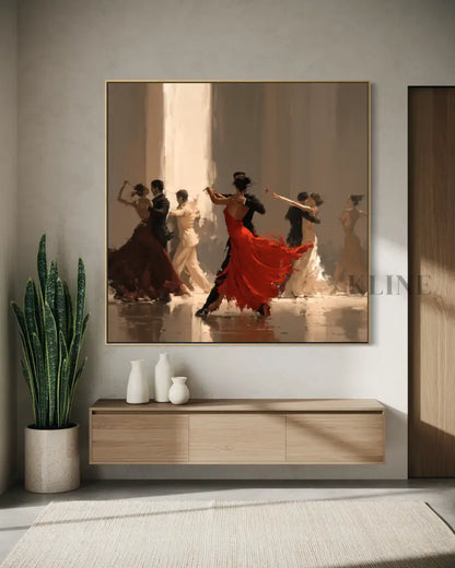 Ballroom Dancing - Hand Painting
