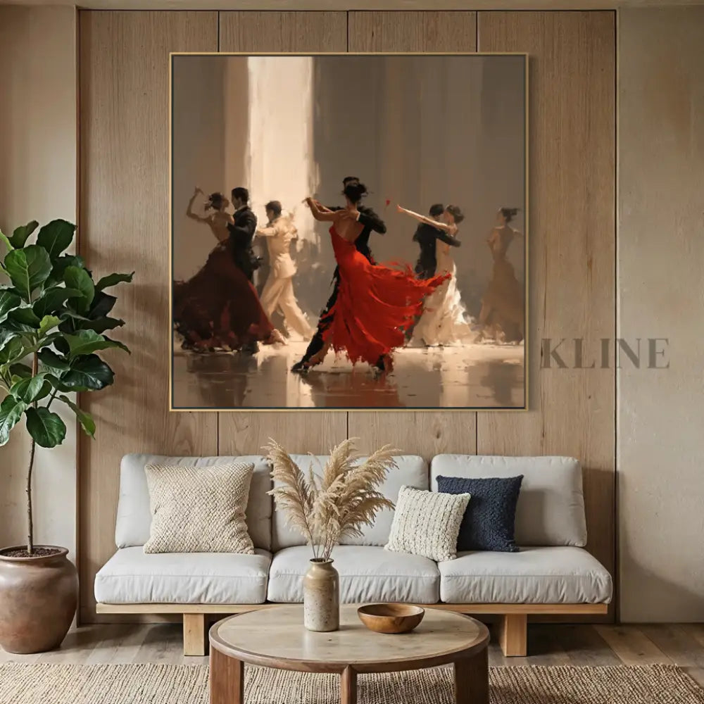 Ballroom Dancing - Hand Painting