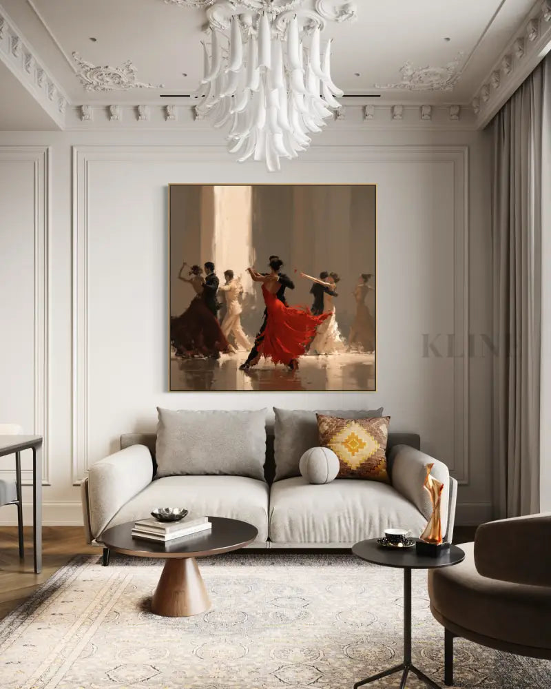 Ballroom Dancing - Hand Painting