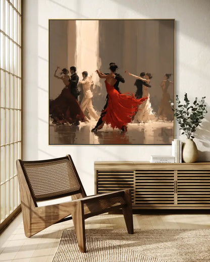 Ballroom Dancing - Hand Painting
