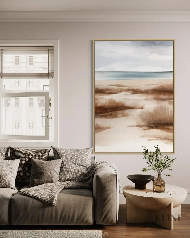 Beach Dunes - Hand Painting 