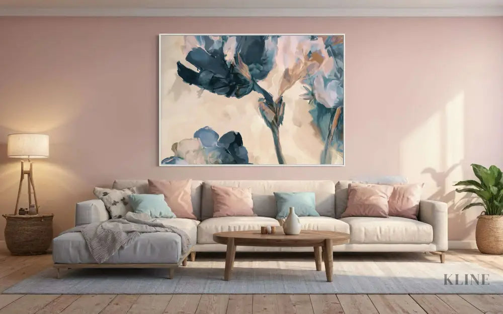 Beach Floral - Hand Painting 