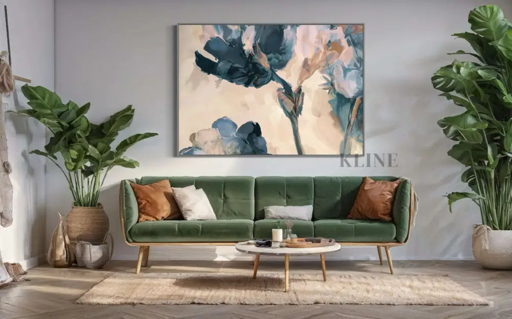 Beach Floral - Hand Painting 