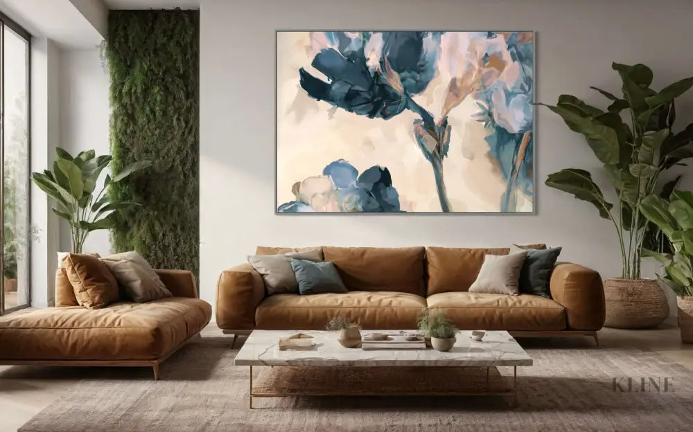 Beach Floral - Hand Painting 