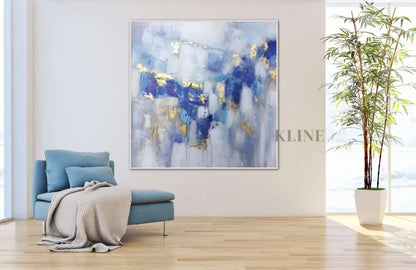 Beautiful Blues - Hand Painting