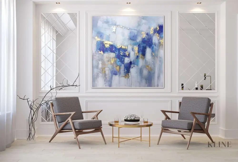 Beautiful Blues - Hand Painting