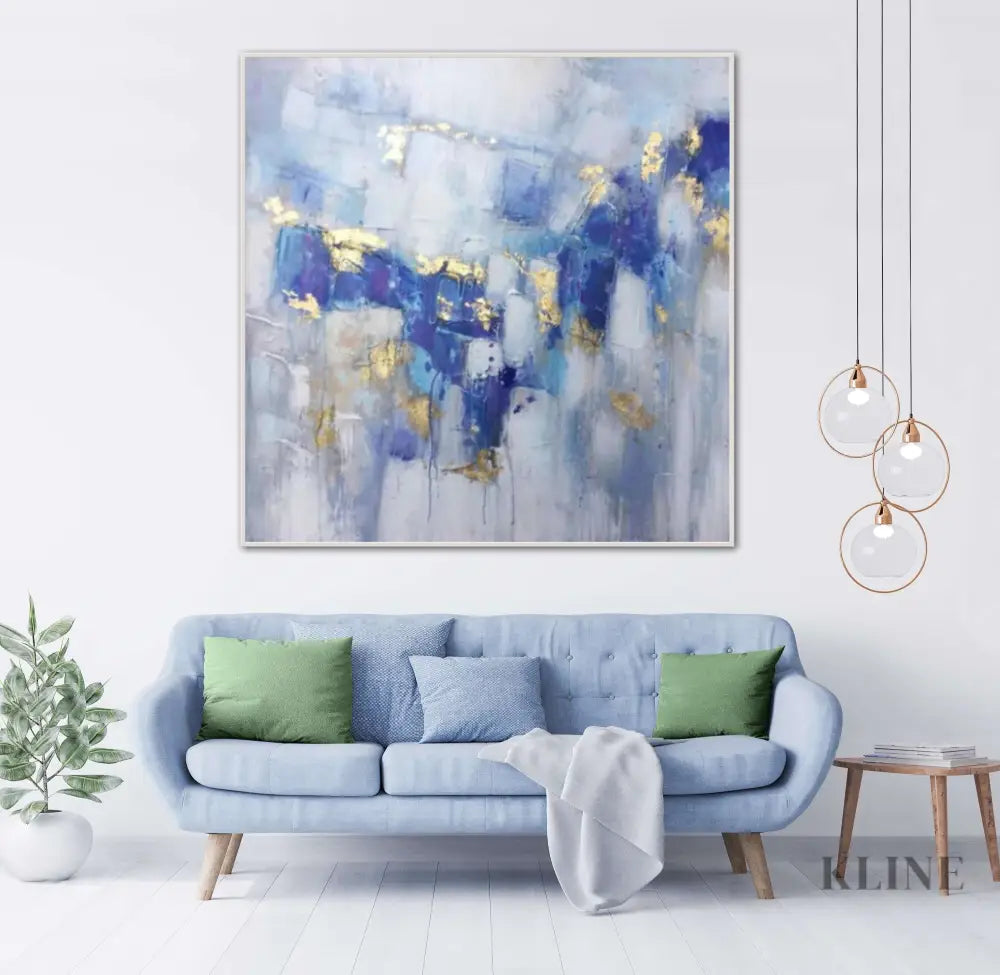 Beautiful Blues - Hand Painting