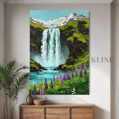 Beauty of Switzerland - Hand Painting