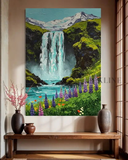 Beauty of Switzerland - Hand Painting