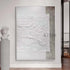 Beige and White Beach Textured Painting - Hand Painting