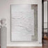 Beige and White Beach Textured Painting - Hand Painting