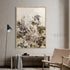 Beige Grunge Floral - Hand Painting