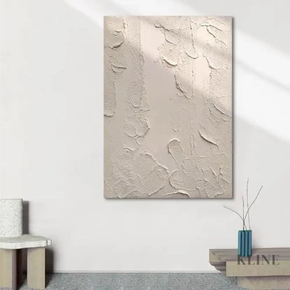 Beige Patches - Hand Painting