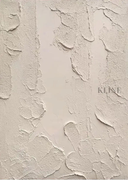 Beige Patches - Hand Painting