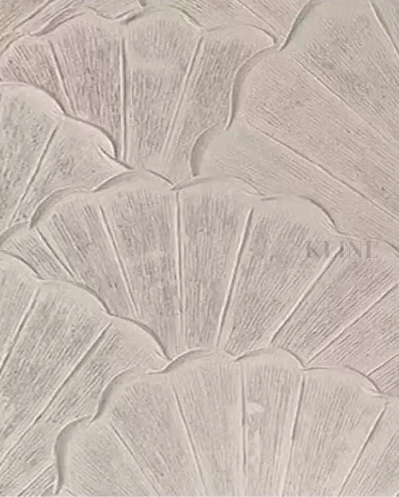 Beige Petals - Hand Painting Art mural texturé
