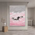 Beneath the Blushing Clouds, They Run - Hand Painting