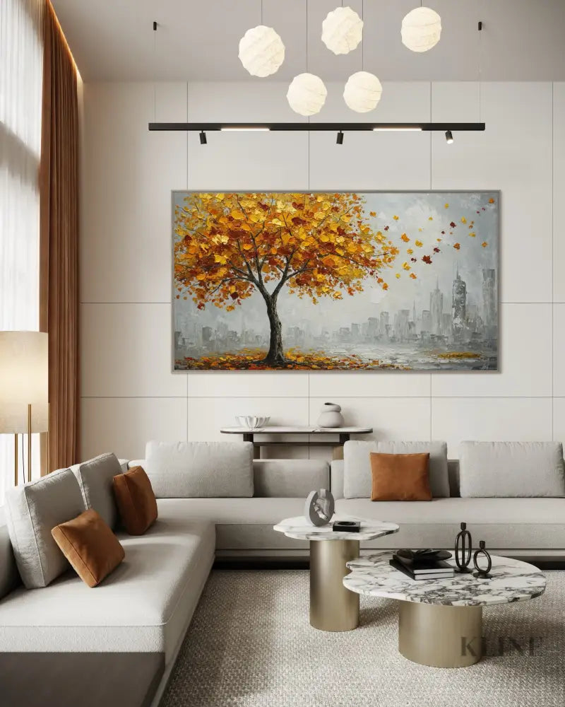 Beneath the Northern Leaves - Hand Painting 