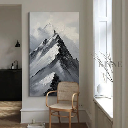 Between Snow and Stone - Hand Painting